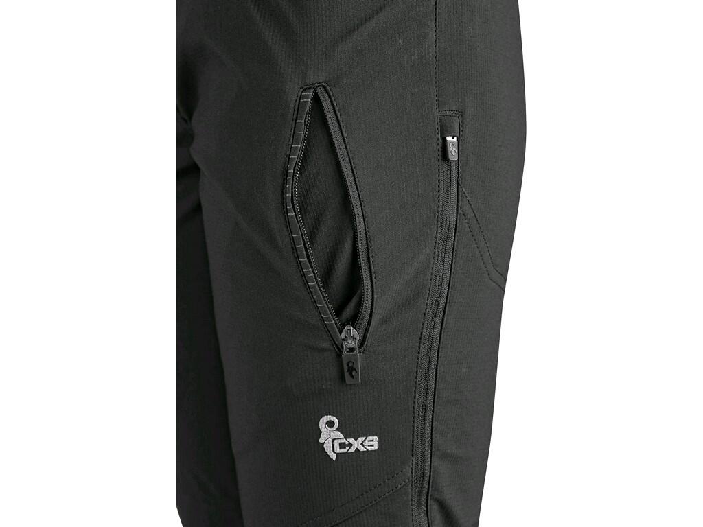 Kalhoty CXS AKRON, dámské, softshell, černé, vel. 40